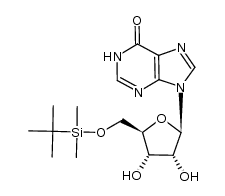 5'-O-(tert-butyldimethylsilyl)inosine结构式