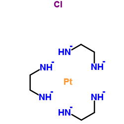 Platinum(4+),tris(1,2-ethanediamine-kN,kN')-, tetrachloride, (OC-6-11)-(9CI) Structure
