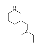 N,N-diethyl-N-(piperidin-3-ylmethyl)amine结构式