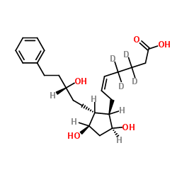 Latanoprost (free acid)-d4 Structure