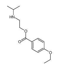 4-ethoxybenzoic acid 2-(isopropylamino)ethyl ester Structure