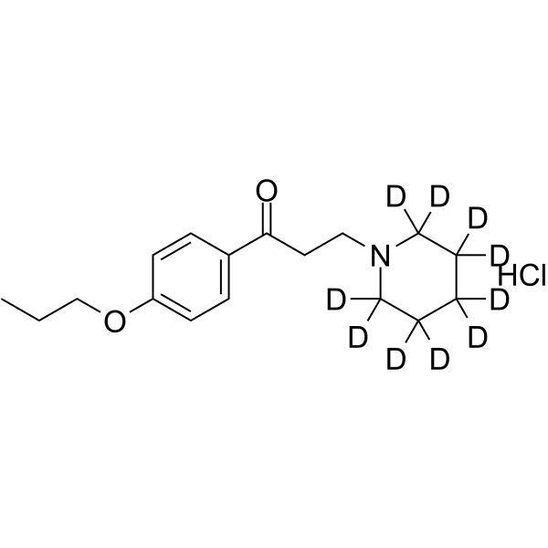 Propiocaine-d10 hydrochloride Structure