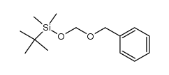((benzyloxy)methoxy)(tert-butyl)dimethylsilane结构式