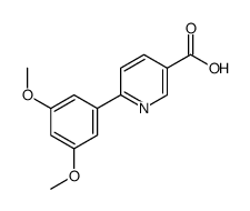 6-(3,5-dimethoxyphenyl)pyridine-3-carboxylic acid Structure