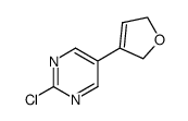 2-chloro-5-(2,5-dihydrofuran-3-yl)pyrimidine Structure