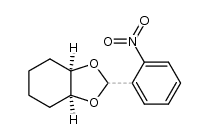 cis-hexahydro-2-(2-nitrophenyl)benzo[d][1,3]dioxole Structure