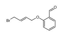 (E)-2-((4-bromobut-2-en-1-yl)oxy)benzaldehyde Structure