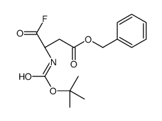 (S)-3-((叔丁氧基羰基)氨基)-4-氟-4-氧代丁酸苄酯结构式