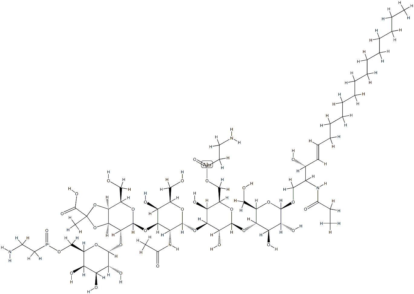 F-9 glycosphingolipid结构式