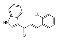 3-(2-chlorophenyl)-1-(1H-indol-3-yl)prop-2-en-1-one结构式