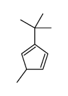 2-tert-butyl-5-methylcyclopenta-1,3-diene结构式