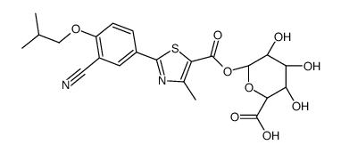非布索坦酰基-β-D-葡糖醛酸结构式