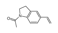 1H-Indole,1-acetyl-5-ethenyl-2,3-dihydro- (9CI)结构式