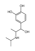 4-[1-hydroxy-2-(propan-2-ylamino)propyl]benzene-1,2-diol Structure