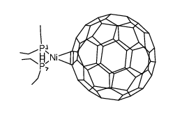 bis(triethylphosphine)nickel(η2-C60)结构式