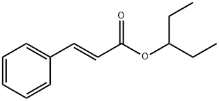 2-Propenoic acid, 3-phenyl-, 1-ethylpropyl ester, (2E)-结构式