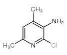 2-chloro-4,6-dimethylpyridin-3-amine Structure