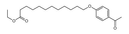 ethyl 12-(4-acetylphenoxy)dodecanoate结构式