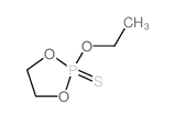 1,3,2-Dioxaphospholane,2-ethoxy-, 2-sulfide结构式