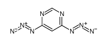 4,6-diazidopyrimidine Structure