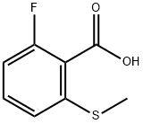 2-Fluoro-6-(methylsulfanyl)benzoic acid structure