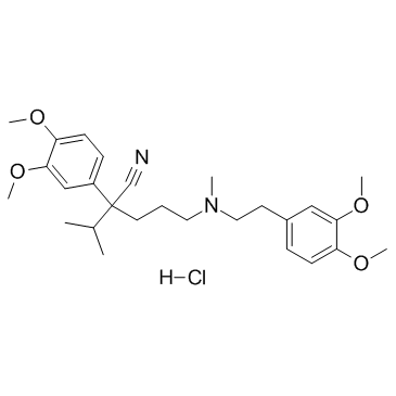 Verapamil HCl Structure