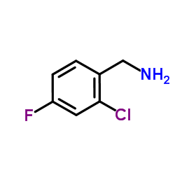 2-氯-4-氟苄基胺结构式