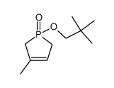 3-Methyl-1-neopentoxy-3-phospholene 1-oxide Structure