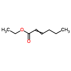 Hex-2-enoic acid ethyl ester结构式