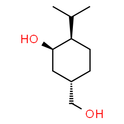 Cyclohexanemethanol, 3-hydroxy-4-(1-methylethyl)-, [1S-(1alpha,3ba,4ba)]- (9CI) Structure