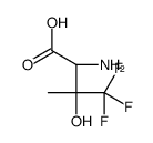 (2S)-2-amino-4,4,4-trifluoro-3-hydroxy-3-methylbutanoic acid Structure