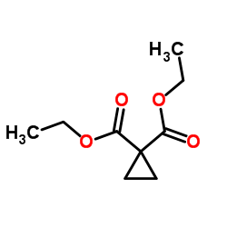 1,1-环丙基二羧酸二乙酯结构式