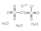 Strontium perchlorate trihydrate, Structure