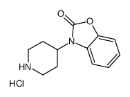 3-(PIPERIDIN-4-YL)BENZO[D]OXAZOL-2(3H)-ONE HYDROCHLORIDE structure