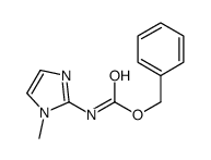 1-甲基-1H-咪唑-2-氨基甲酸苄酯结构式