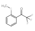 2-硫代甲基-2,2,2-三氟苯乙酮结构式