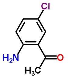2-氨基-5-氯苯乙酮结构式
