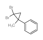 (2,2-dibromo-1-methyl-cyclopropyl)benzene Structure