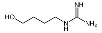2-(4-hydroxybutyl)guanidine Structure