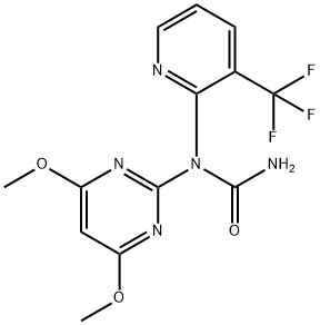 N-(4,6-Dimethoxy-2-pyrimidinyl)-N-[3-(trifluoromethyl)-2-pyridinyl]urea Structure