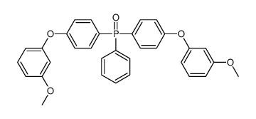 1-methoxy-3-[4-[[4-(3-methoxyphenoxy)phenyl]-phenylphosphoryl]phenoxy]benzene Structure