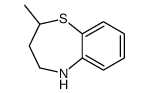 2-methyl-2,3,4,5-tetrahydro-1,5-benzothiazepine结构式