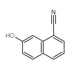 7-羟基萘-1-甲腈结构式