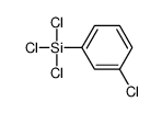 trichloro-(3-chlorophenyl)silane结构式