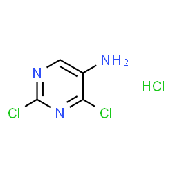 2,4-二氯嘧啶-5-胺盐酸盐结构式