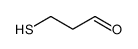 3-sulfanylpropanal结构式