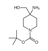 1-Boc-4-氨基-哌啶-4-甲醇结构式