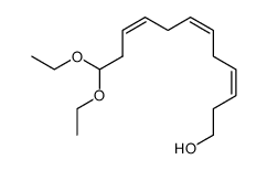 (3Z,6Z,9Z)-12,12-diethoxydodeca-3,6,9-trien-1-ol结构式