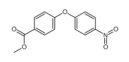 methyl 4-(4-nitrophenoxy)benzoate结构式