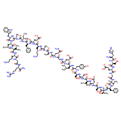 (Ser⁸)-GLP-1 (7-36) amide (human, bovine, guinea pig, mouse, rat) trifluoroacetate salt结构式